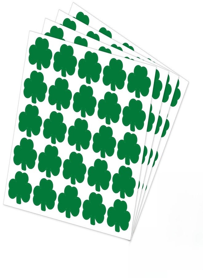 Whaline 100 Pcs St. Patrick's Day Shamrock Scratch Off Sticker Labels Green Irish Clover Scratch Off Game Card Decals for Holiday DIY Crafts Raffle Party Supplies - Image 1